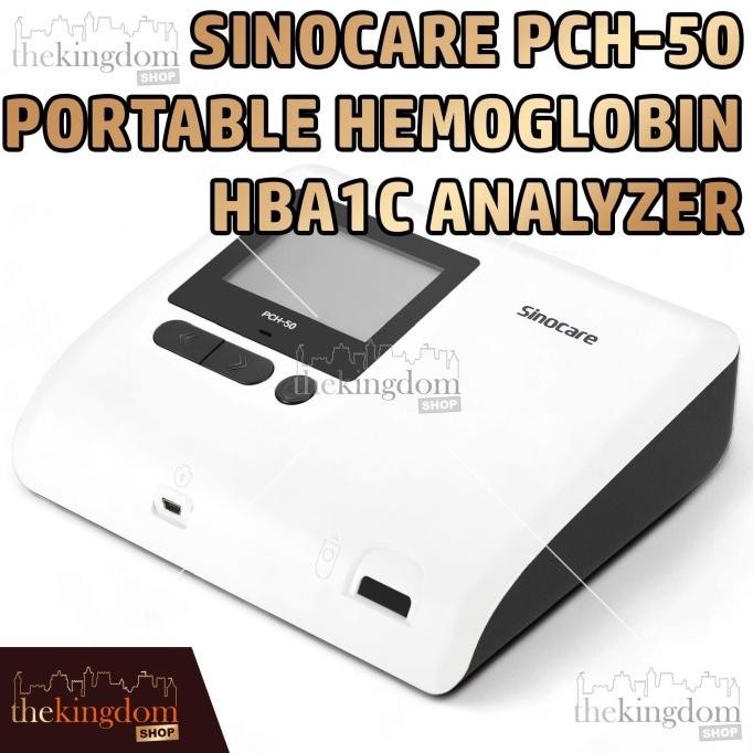 Sinocare Pch-50 Portable Glycosylated Hemoglobin Analyzer Hba1C Alat Cek Gula Darah Blood Glucose Ch