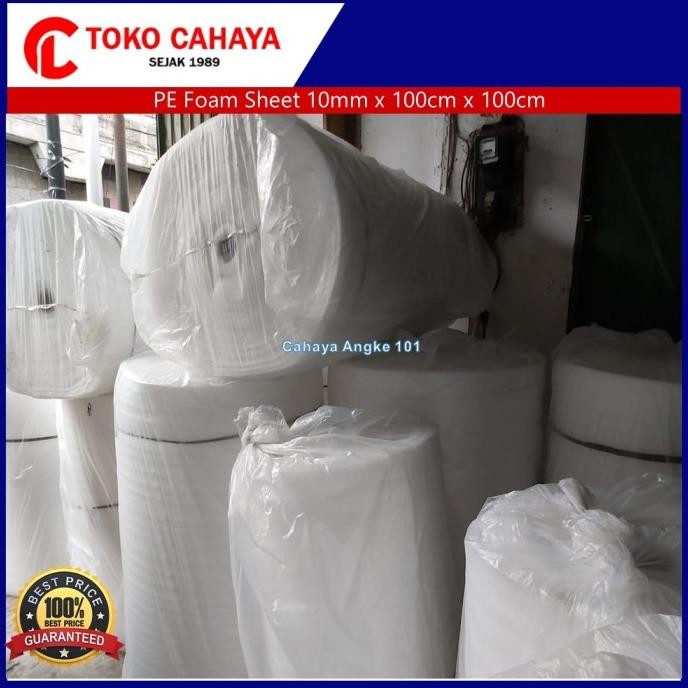 

TERSEDIA PE FOAM SHEET 10MM ISI 25 METER/ROLL *KHUSUS GOJEK GRAB