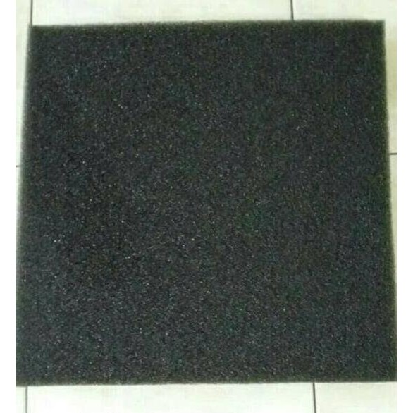 

TERSEDIA AQUARIUM KOLAM IKAN MEDIA FILTER BIO FOAM HITAM UK 50 X 50 X 5 CM