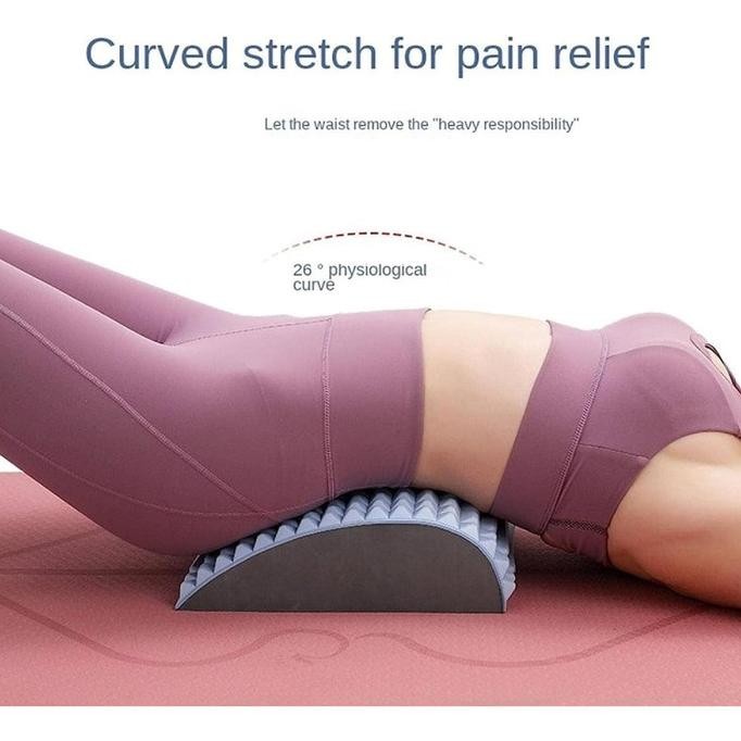 

TERSEDIA ALAT PILATES YOGA FOAM BACK WAIST STRETCHER LUMBAR RELAXER BANTAL TERAPI PUNGGUNG