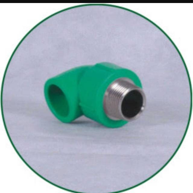 ELBOW MALE THREADED 90° WAVIN 1/2 INCH belokan pipa keni knie