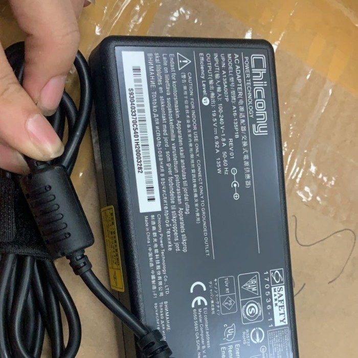 BISA GOSEND! ADAPTER ADAPTOR CHARGER CAS GIGABYTE SABRE 15