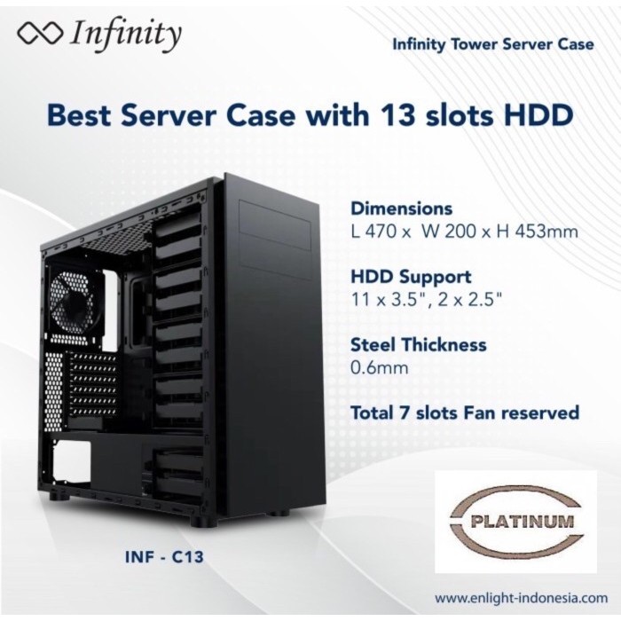 BISA GOSEND CASING PC MINING INFINITY C13 CASE SERVER BEST SELLER