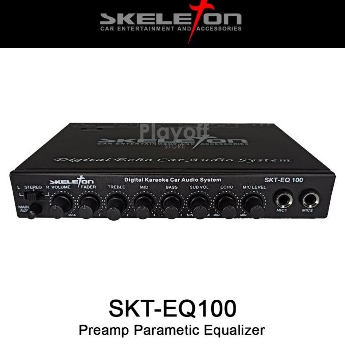 Preamp Parametric Equalizer Karaoke Mobil Skeleton