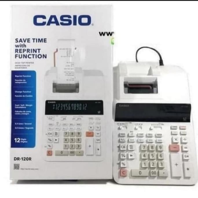 

TERBARU - KALKULATOR CASIO DR 120R GARANSI CASIO ASLI