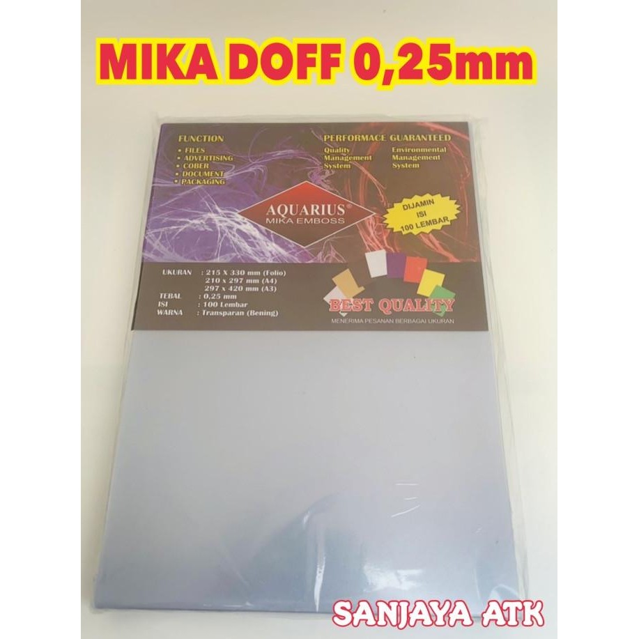 

NEW Mika Doff/emboss 0.25 Aquarius A4