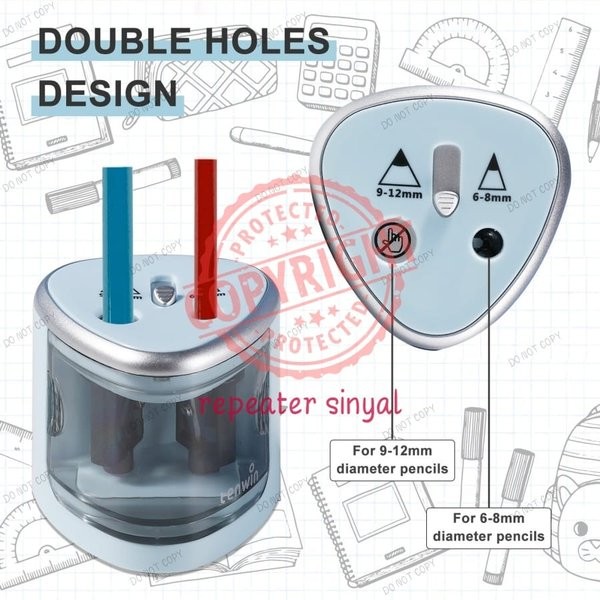 

Terlaris Serutan Pensil Rautan Pencil Otomatis Electric Sharpener New