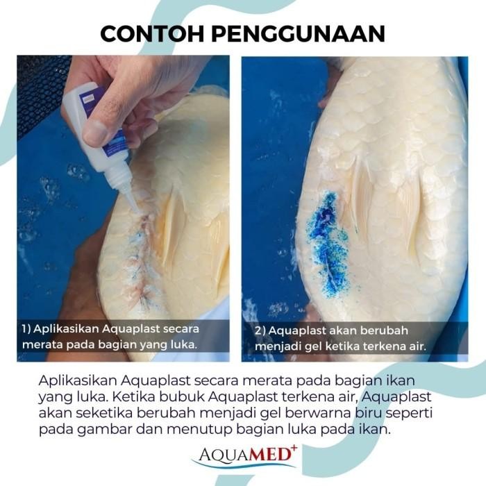 Obat Ikan Koi Luka Borok Ulcer Hikui Finrot Aquaplast Fish Bandage