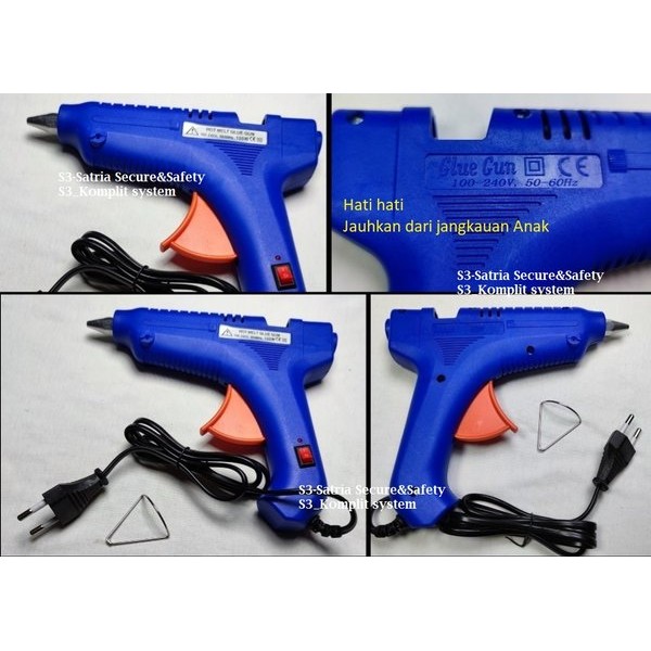 

Terlaris Hot Melt Glue Gun 100W Besar Alat Tembak Lem Stick Stik 100 W 100Watt New