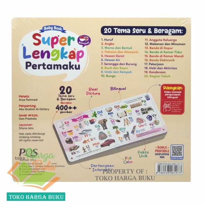 

Baby Book Super Lengkap Pertamaku Boadbook Full Color Buku Balita Pqs