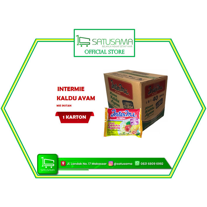 

Mie Instan Intermie 60gr / per Dus (isi 40 Bungkus) BERKUALITAS