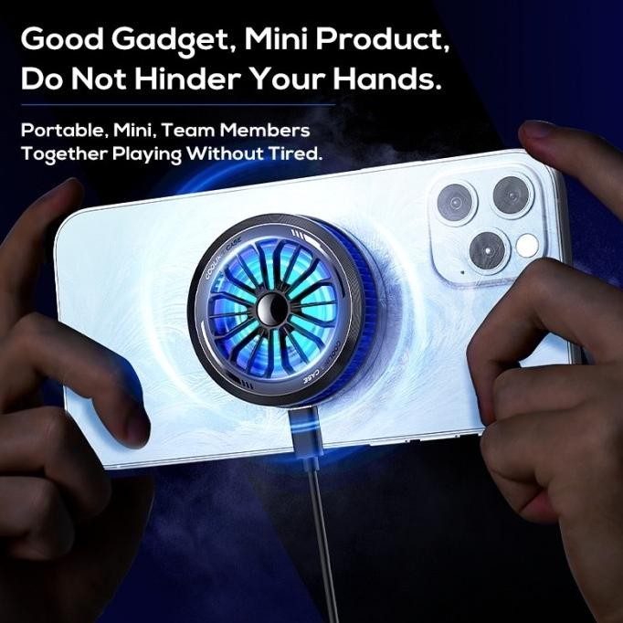 c60 phone fan cooler pendingin gaming hp iphone magnetic universal