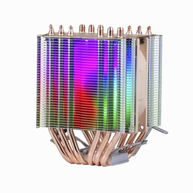 XUANFENG XF962 CPU / PC COOLER RGB 90MM SINGLE FAN - 6 Heat Pipes