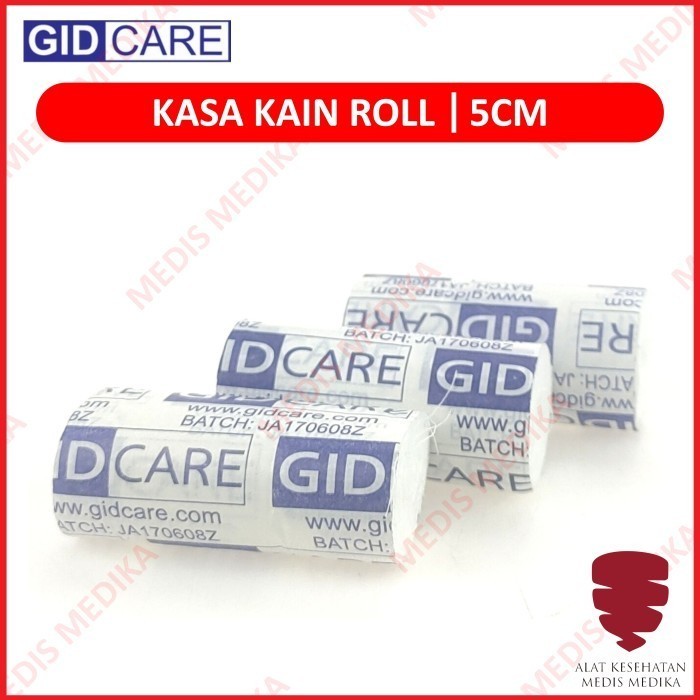 GIDCare Verban 5CM Perban Kasa Kain Penutup Luka Perlengkapan P3K
