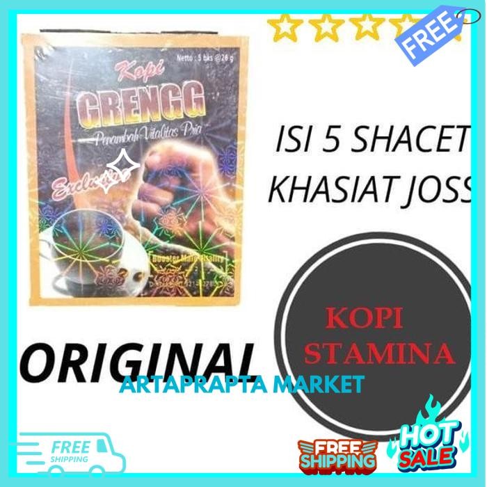 ARTAPRAPTA MARKET KOPI GRENGG ISI 5 KOPI GRENG JOSS PRIA DEWASA ORIGINAL BEST SELLER 