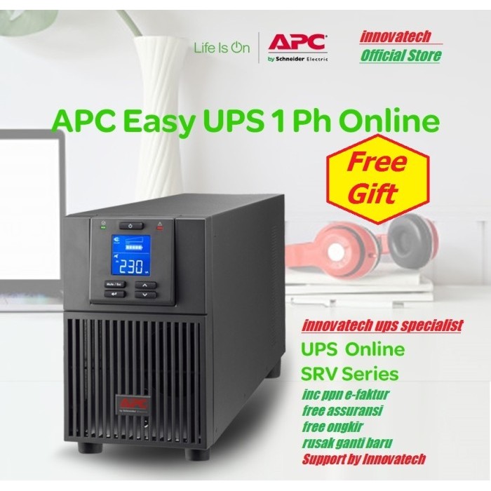 TERBARU APC SRV2KI-E SRV2KIE SRV2000I SRV2000 SRV2K UPS ONLINE 2000VA PROMO