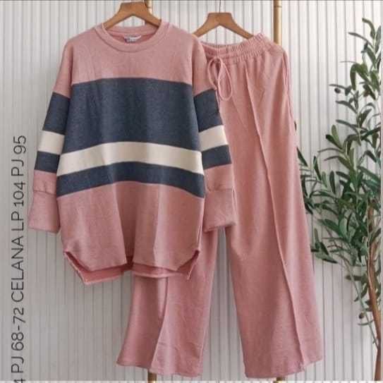 Baju Setcelan 1Set Celana Prmpuan Oneset Lebaran Remaja Stilan Ibuibu Setelan Dewasa 1 Stel Perempua
