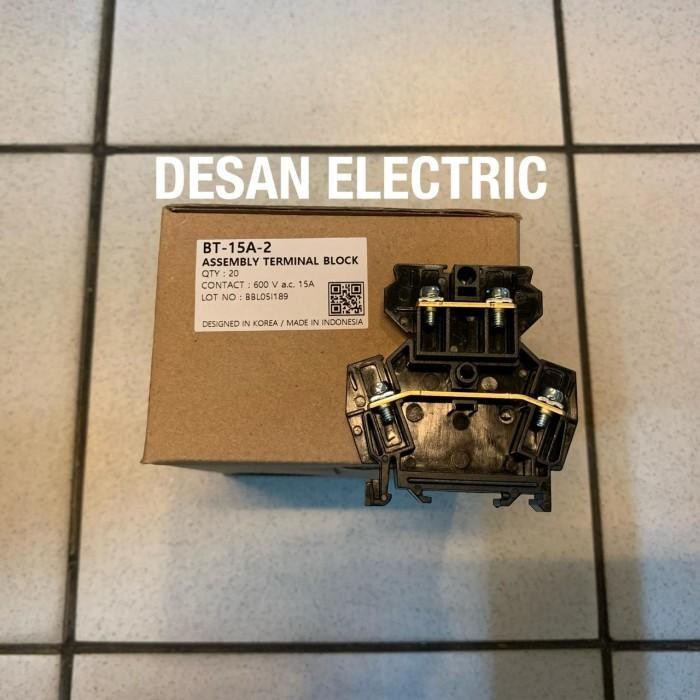 Terminal Block HYBT-15A-2 600V Hanyoung Nux Import Premium