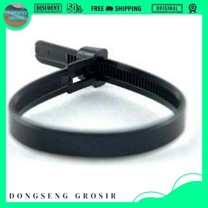 

CABLE TIES PAKAI ULANG 15CM DAPAT DIBUKA PASANG BUKA DST DONSENG GROSIR DISKON GEDE !!