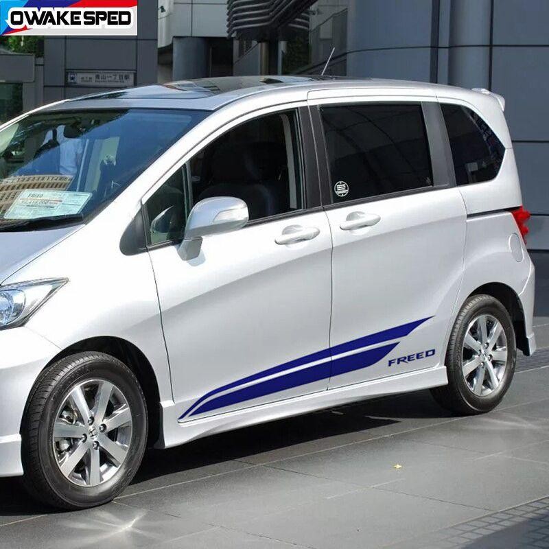 New Stiker Variasi List Samping Mobil Honda Freed Jazz Datsun Swift Etios Avanza Xenia Inova Calya E