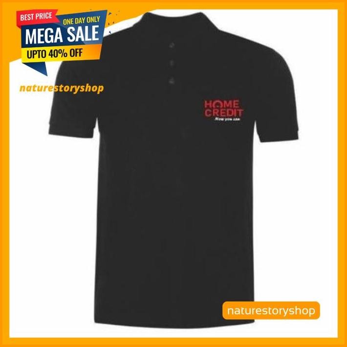 KAOS POLO SHIRT BAJU KERAH DISTRO HOME KREDIT CICILAN RUMAH   POLOS COD  TERBAIK 