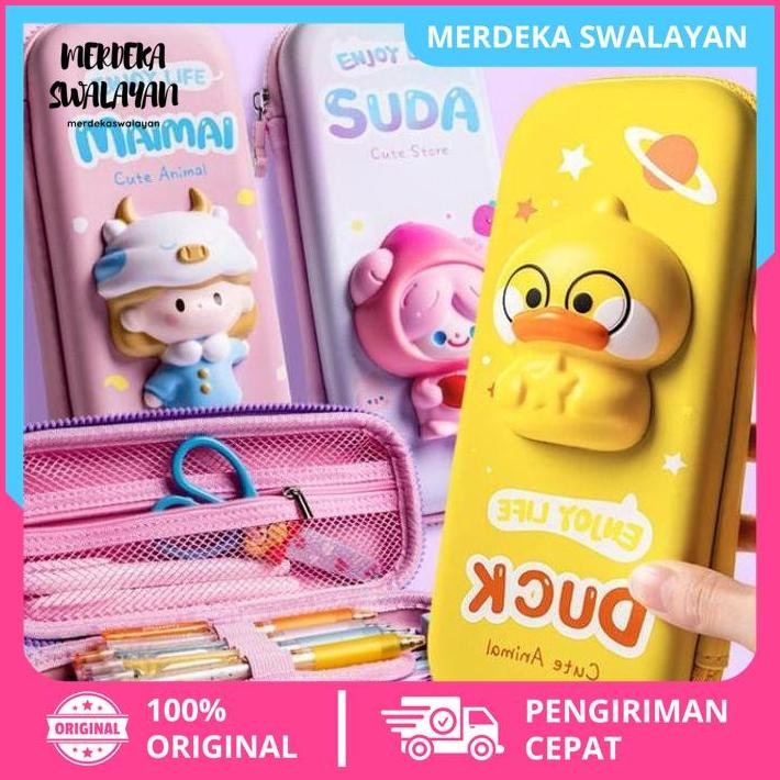 

TEMPAT KOTAK PENSIL ANAK KARAKTER LUCU UNIK SQUISHY D WATERPROOF CS HOT DEAL BY MERDEKA SWALAYAN !