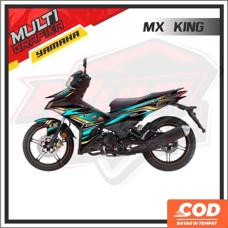 Striping mx king decal  Motor yamaha jupiter Mx King 150 Variasi 2015 2016 2017 2018 2019 2020 2021