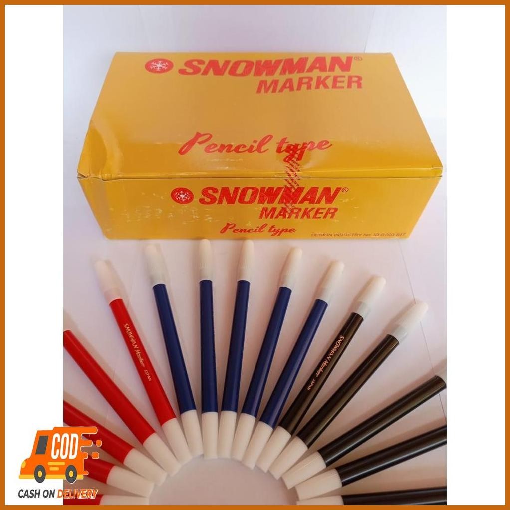 

Flash Sale Sale ( 100 Gram Selusin 12 Pcs ) Color Marker / Spidol Lepas Snowman Warna Kecil Grosir