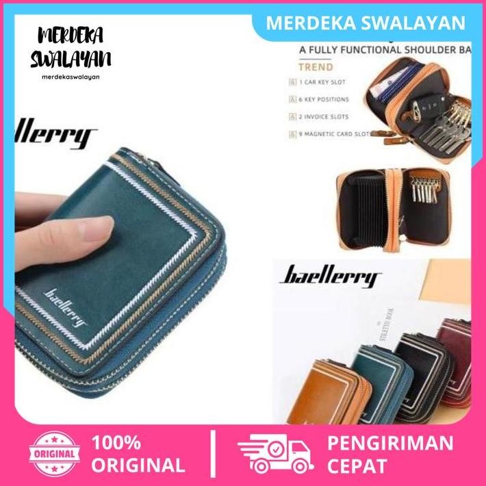 

BAELLERRY DOMPET KARTU CARD HOLDER KULIT + GANTUNGAN KUNCI MOBIL BLY BEST PRODUK BY MERDEKA SWALAYAN !!