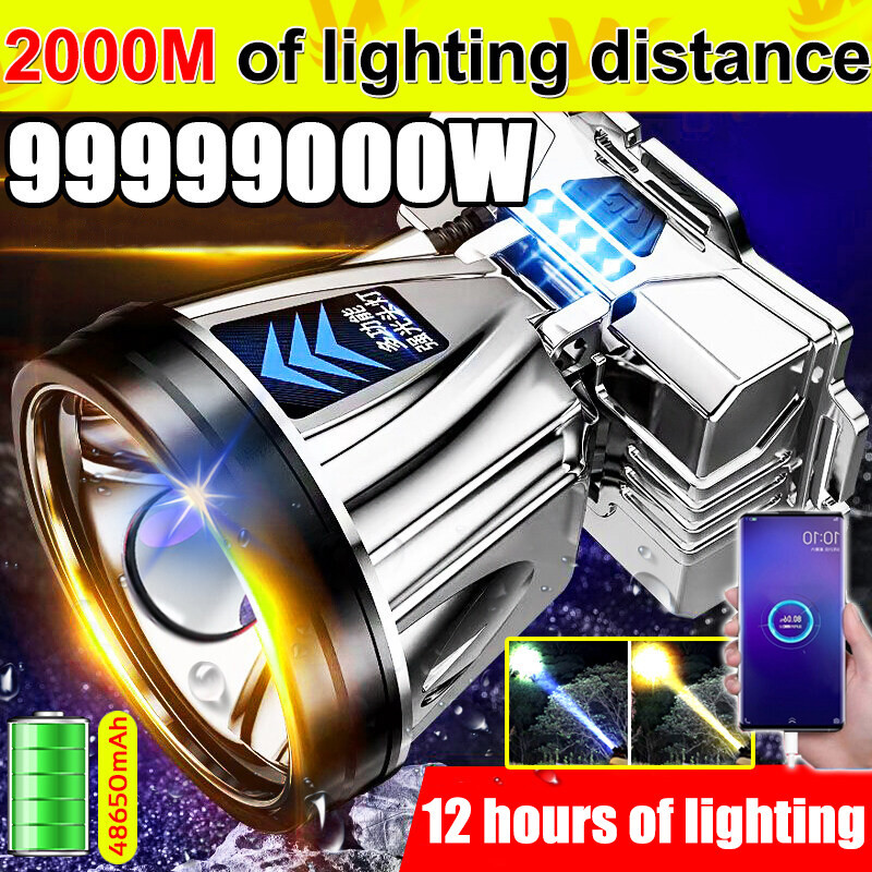 sale Anbolt Senter Kepala Super Terang 500W Senter LED super terang Digunakan Waterproof LED