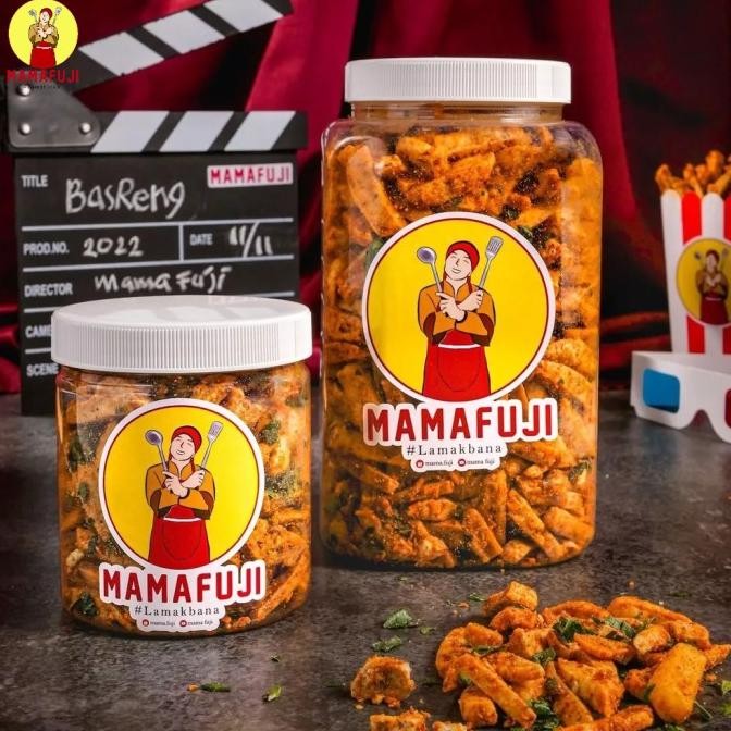 

BIG SALE MAMAFUJI - BASRENG PEDAS ASIN BALADO ORIGINAL PEDAS DAUN JERUK 850GR !!!!!