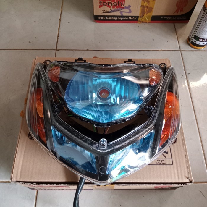 Sen Blue+Headlamp Blue Custom Mio Smile