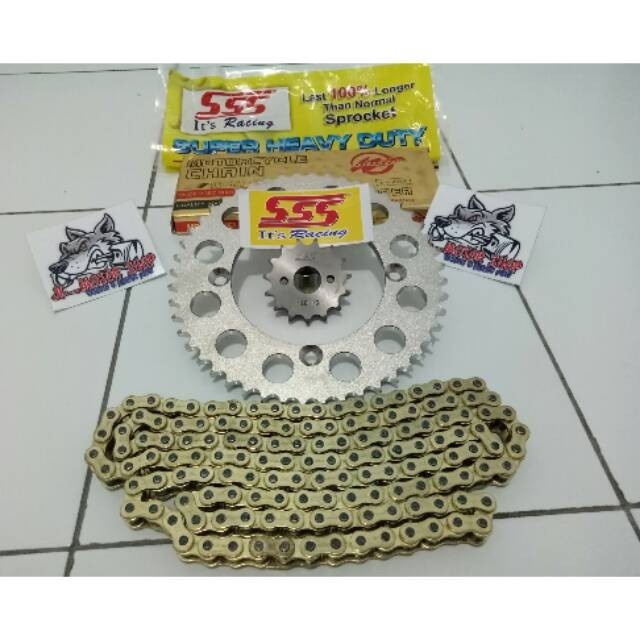 Gir Set Gear Set Sss 428 Yamaha Byson 428 Tebal