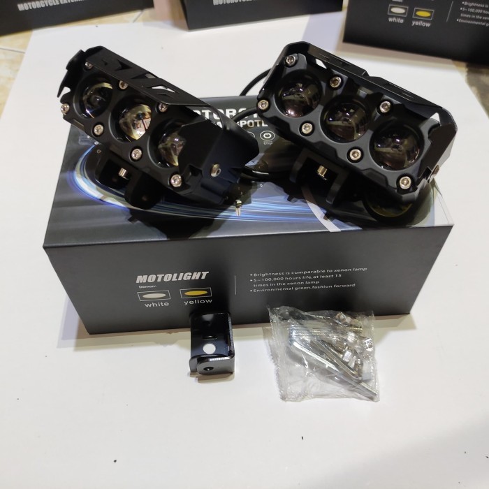 Shinagawa Lampu Tembak Sql 3 Mata 2Warna Laser Sepasang Grade A