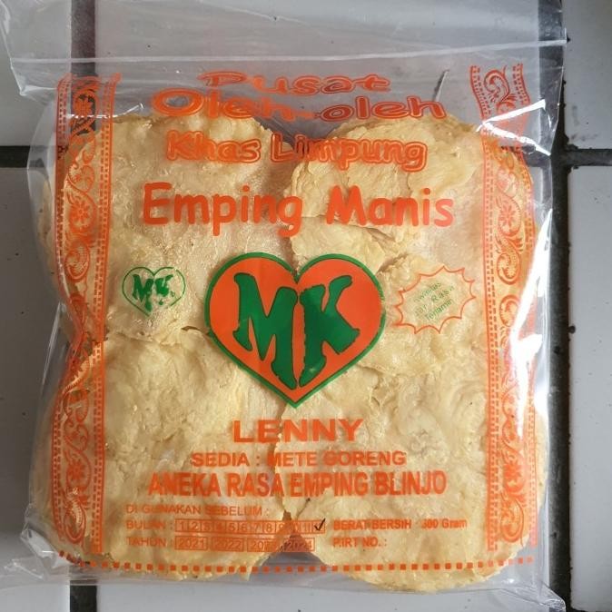 

NEW PRODUK EMPING MANIS MK KHAS LIMPUNG 500GRM !!!!!