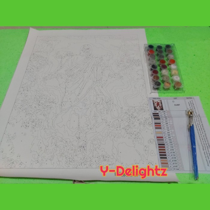 BOOM SALE DIY PAINTING BY NUMBER - YESUS NAIK KE SURGA