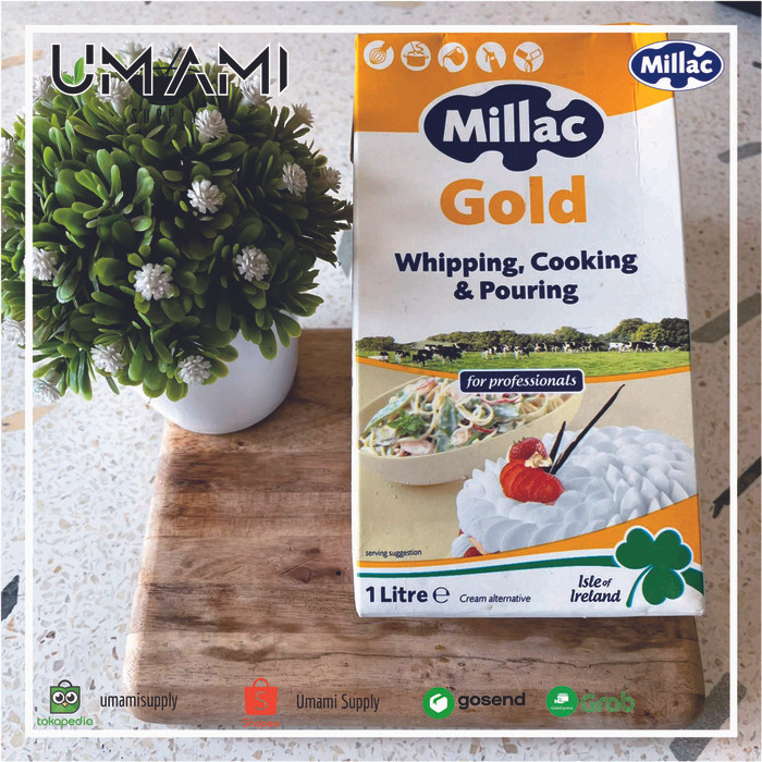 

FREE ONGKIR Millac - Gold Whipping Cream 1ltr Kode 496