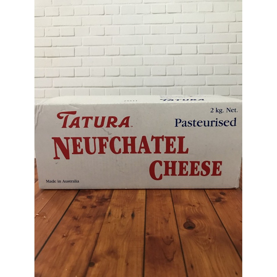 

STOK TERBATAS cream cheese tatura neufchatel 2kg Kode 1026