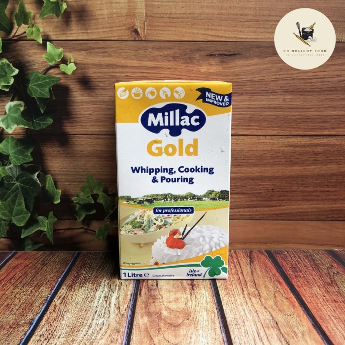 

BERKUALITAS Whipping Cream Gold Millac 1 Liter Kode 1058