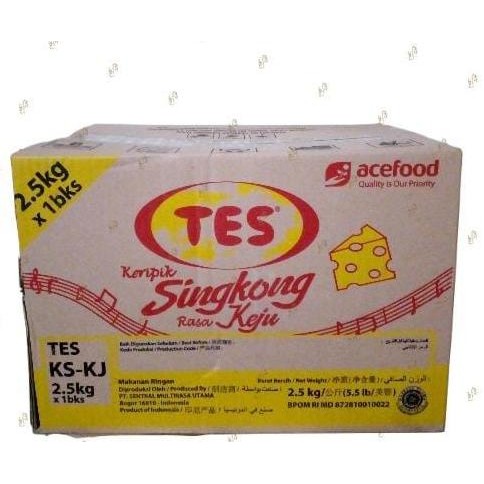 

READY STOCK TES KERIPIK SINGKONG RASA KEJU 2,5KG !!!!!