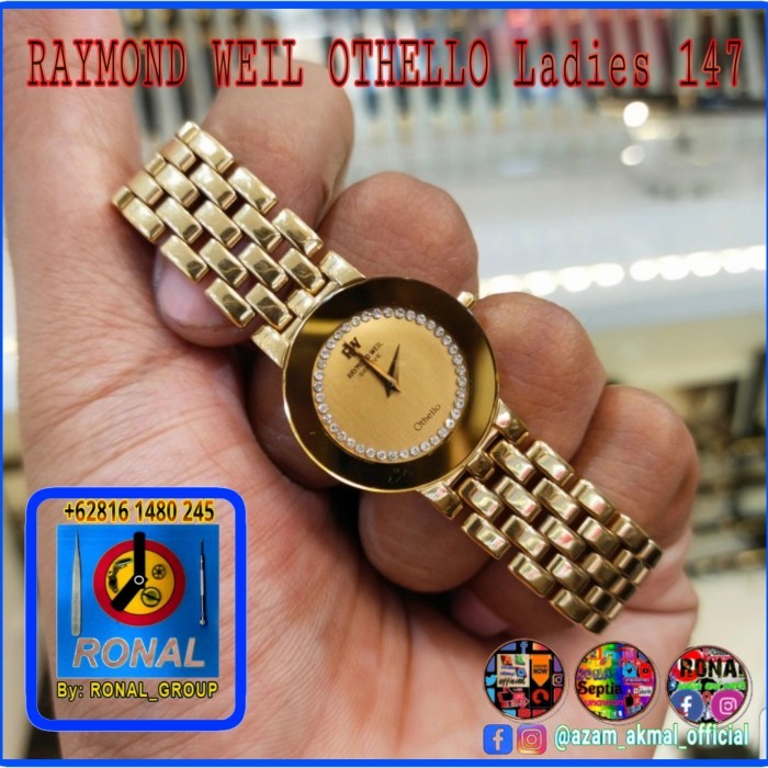 Kaca Jam Raymond Weil Othello Ladies 161 Newsale