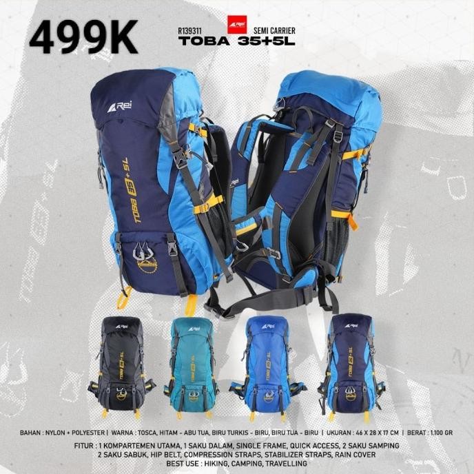 Tas Semi Carrier Rei Toba 35L