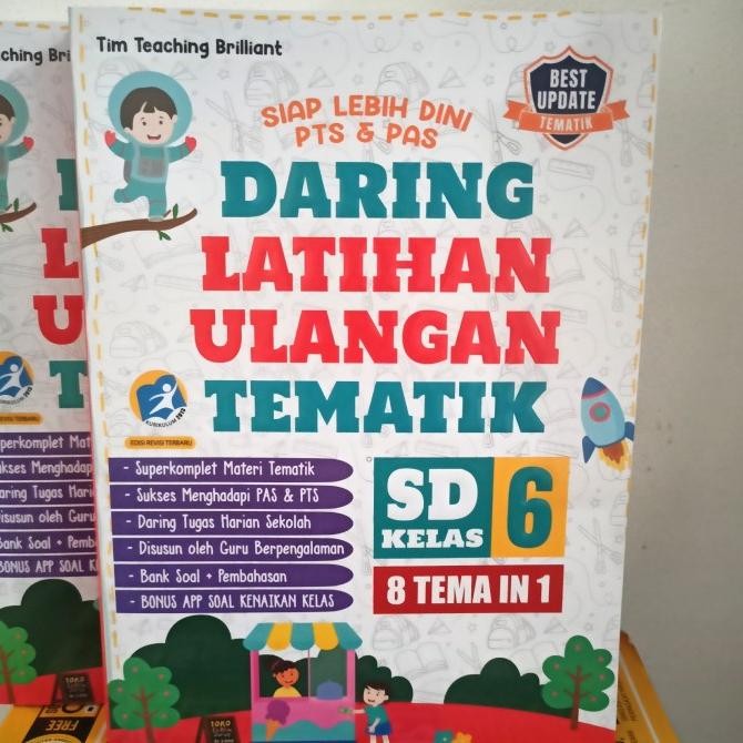 

BUKU TEMATIK KELAS 6 SD - DARI LATIHAN ULANGAN TEMATIK 8 Tema In 1