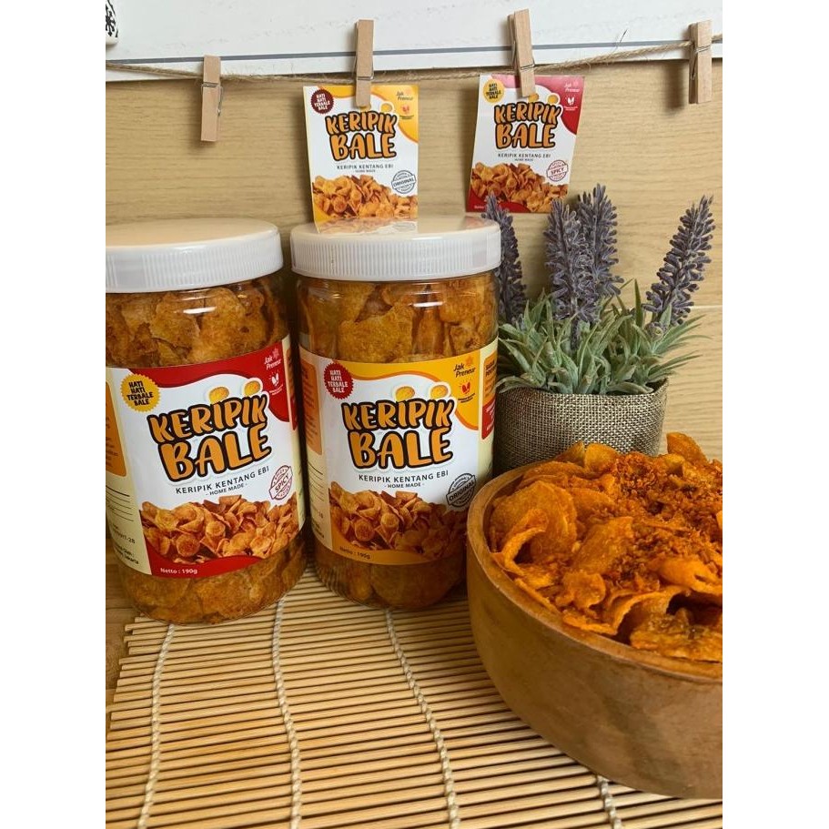 

TERBARU KERIPIK KENTANG EBI KERIPIK BALE 2 PCS HOMEMADE TANPA PENGAWET SIZE L !!!!!