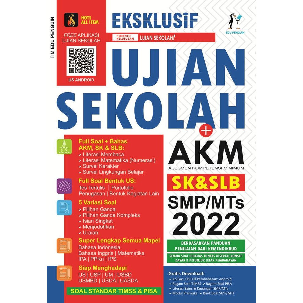 

BUKU UJIAN SEKOLAH + AKM SMP/MTs 2022