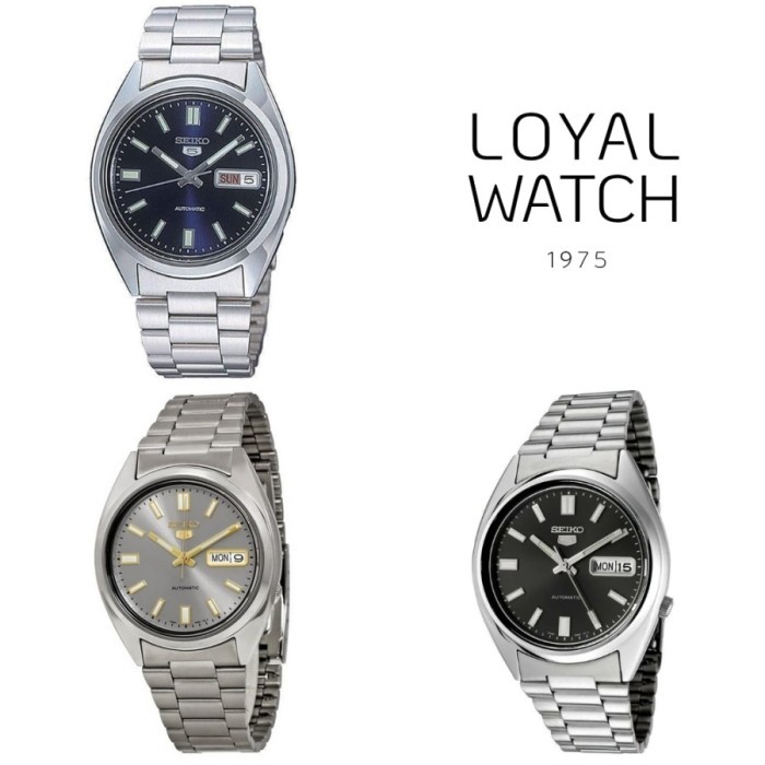 asli JAM TANGAN SEIKO 5 SNXS7 PRIA STAINLESS STEEL STRAP BERKUALITAS