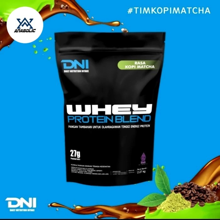 Unik Dni Daily Nutrition Intake Whey Protein Blend 15 Servings/Sachet Bpom