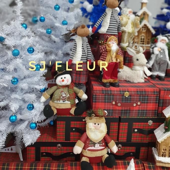 

Sale! Dekorasi aksesoris boneka natal santa snowman