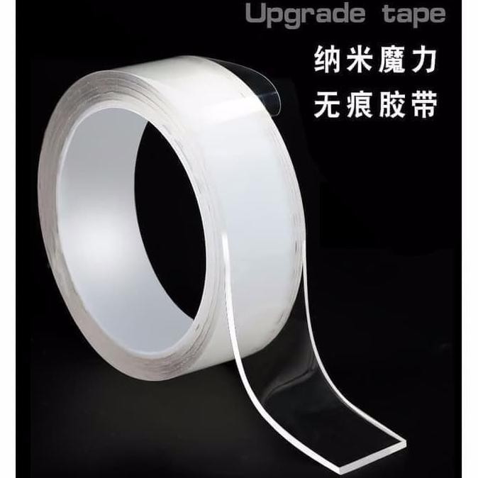NANO MAGIC DOUBLE TAPE IVY GRIP TAPE 5M X 3CM X 1MM TERMURAH