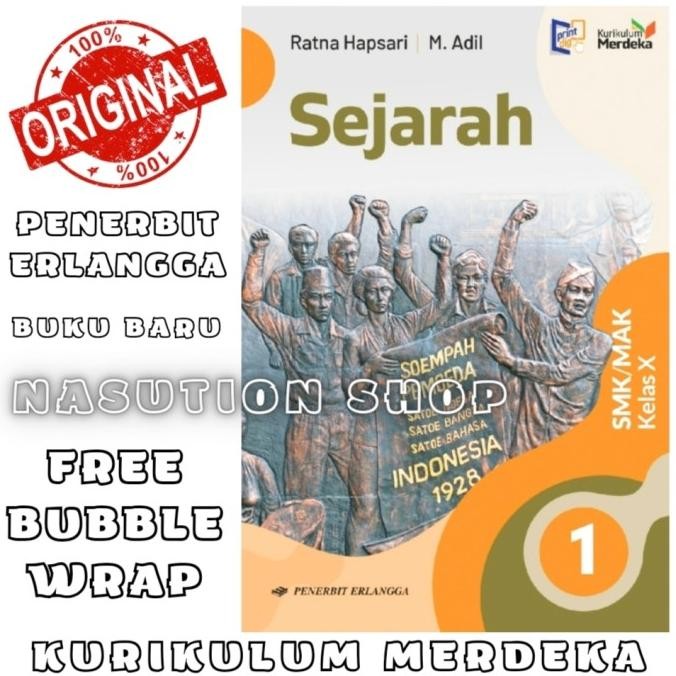 

Buku Sejarah Kelas 1 / X 10 SMK Erlangga Kurikulum Merdeka Original